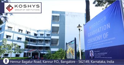 out side view of Koshys Group of Institutions Bangalore